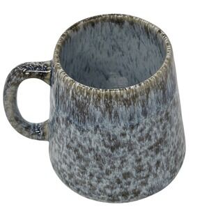Barcelo Portugal Stoneware Coffee Mug Blue Grey Reactive Drip Glaze Ceramic